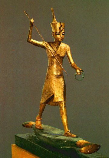 Tut with Spear Statue